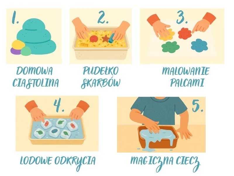 Zabawy sensoryczne: jak wspierać rozwój dziecka przez zabawę